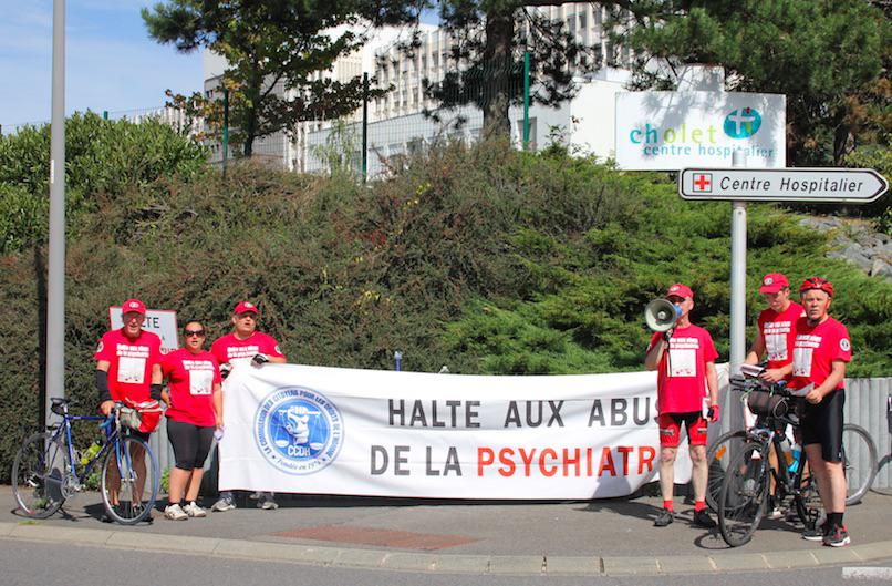 CCDH : Un raid à vélo pour dénoncer les abus psychiatriques