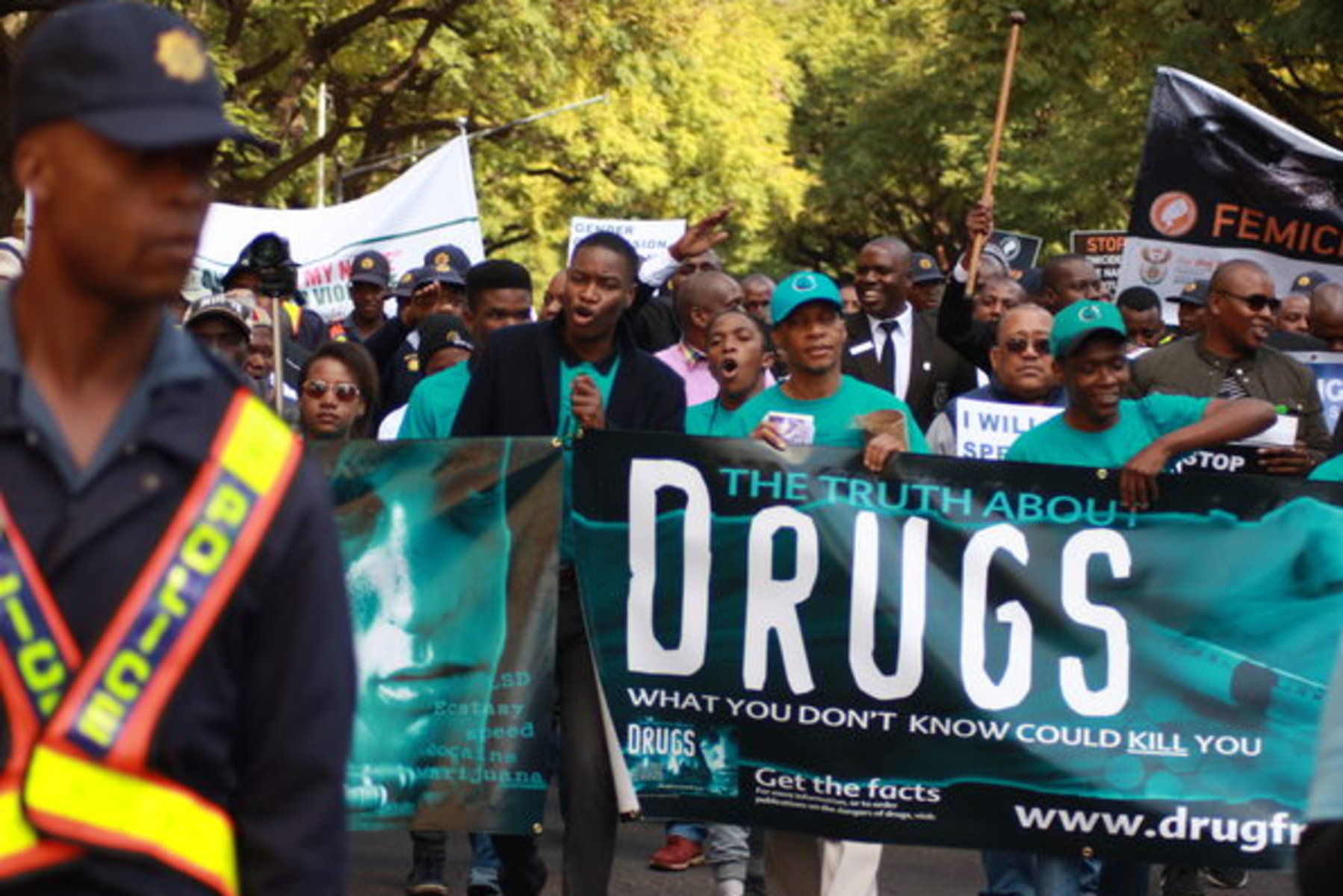 La ‘Marche des 100 hommes’ pour dire non à la drogue