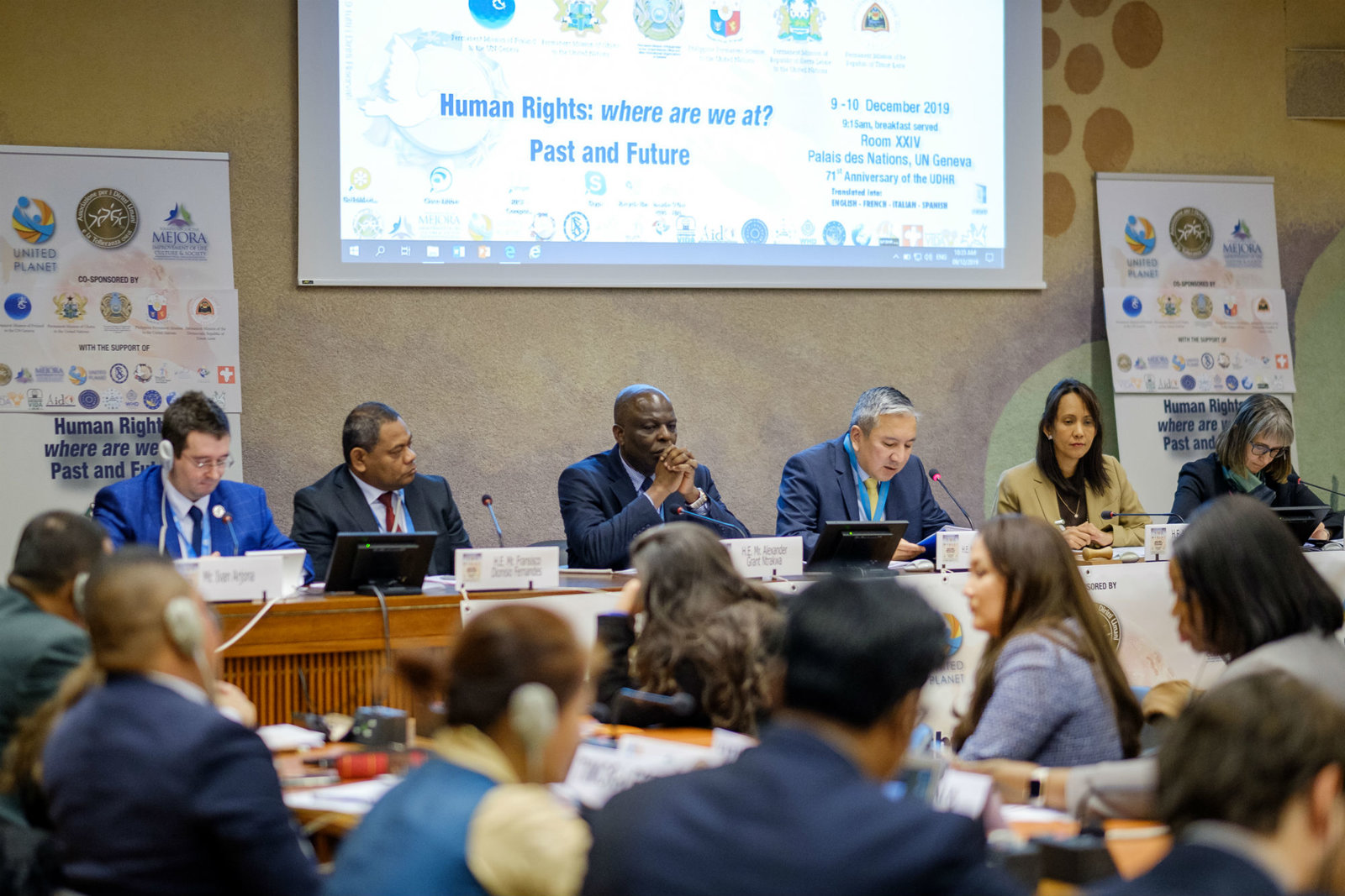 Des représentants de 33 ONG se réunissent à l’ONU à Genève pour promouvoir les Droits de l’Homme