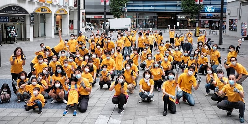 Le nettoyage fait par des scientologues honore la tradition spirituelle  du Japon