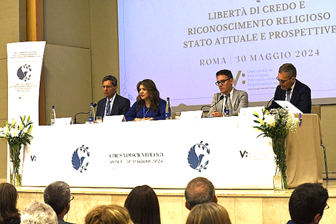Conférence sur la liberté de religion organisée par l’Église de Scientology de Rome