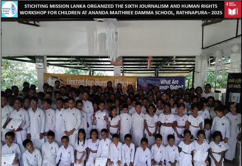 Formation de jeunes Sri Lankais aux médias et aux droits de l’Homme