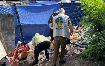 Des bénévoles se sont mobilisés à Saint-Ouen face aux pollutions de l’environnement