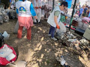 Des bénévoles se sont mobilisés à Saint-Ouen face aux pollutions de l’environnement
