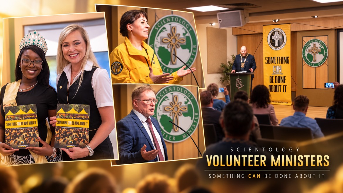 Les bénévoles de Scientology présentent leur programme d’aide humanitaire à Dublin